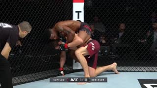 Окончание поединка Роман Копылов vs Карл Роберсон